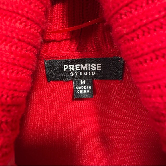 Premise Vibrant Red Open Cardigan - Picture 6 of 16